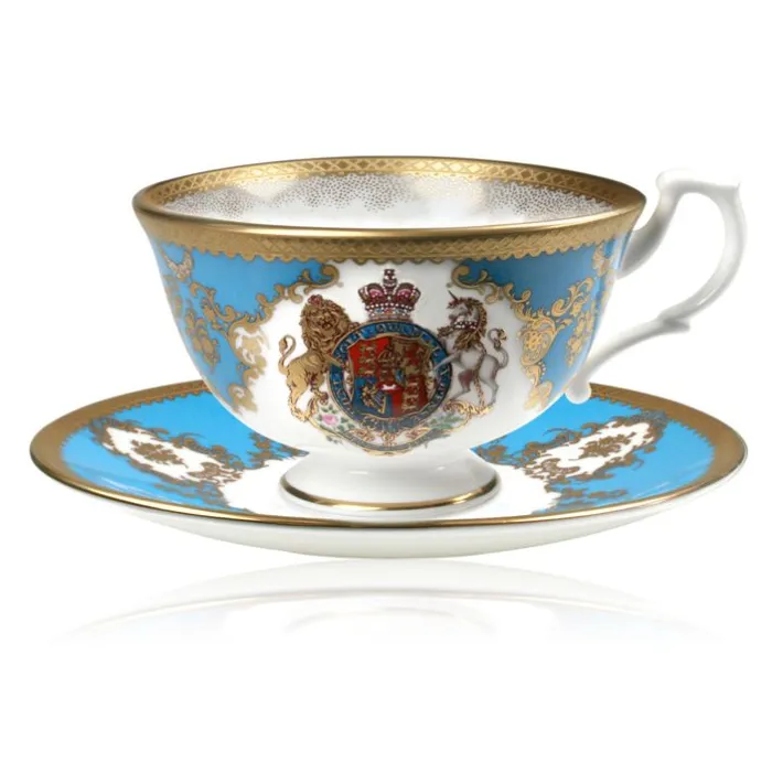 Royal Collection Shop Coat Of Arms Teacup And Saucer* Afternoon Tea