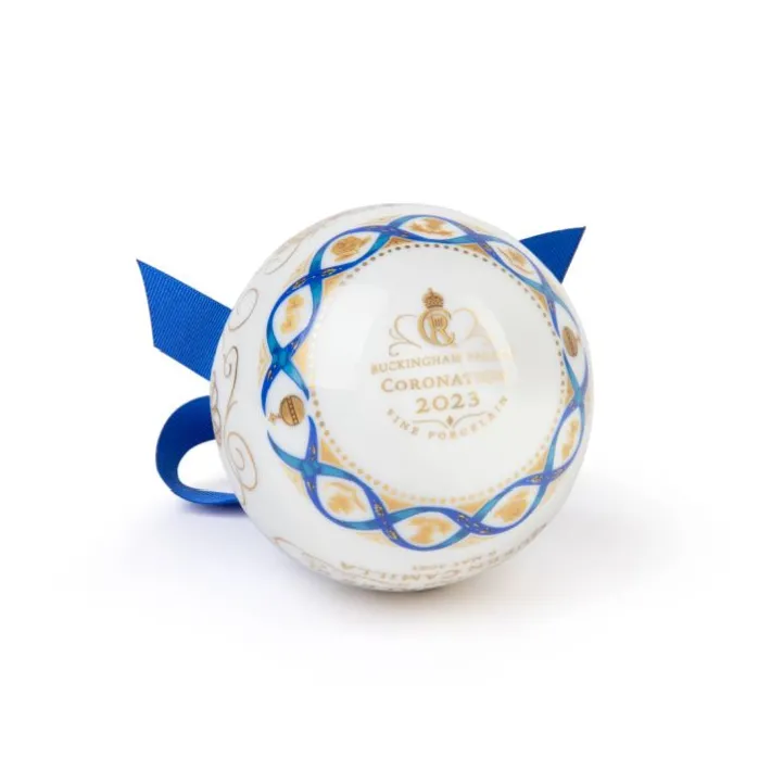 Royal Collection Shop The Coronation China Bauble* The Coronation Of King Charles Iii