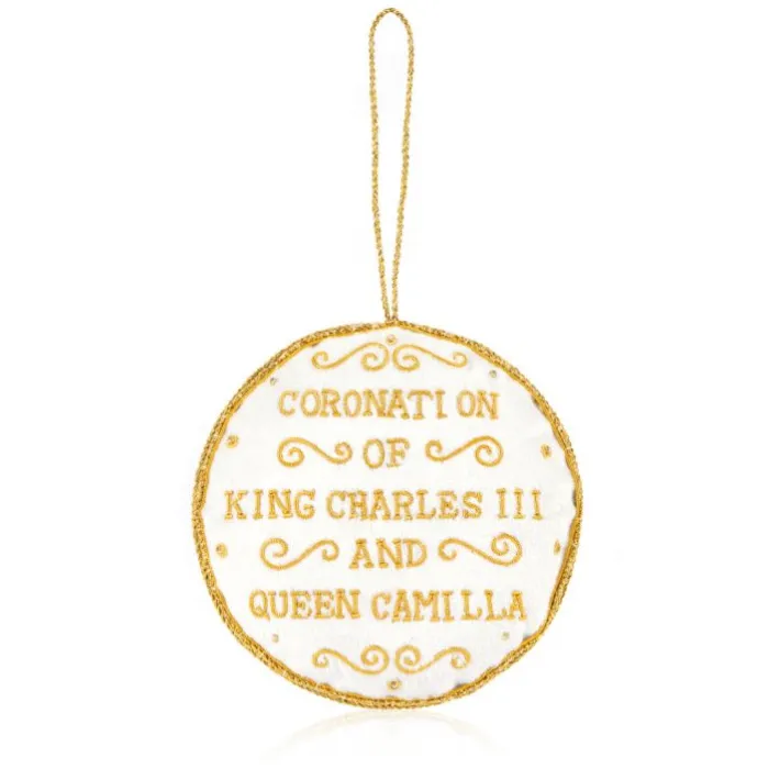 Royal Collection Shop The Coronation Roundel Decoration* Decorations