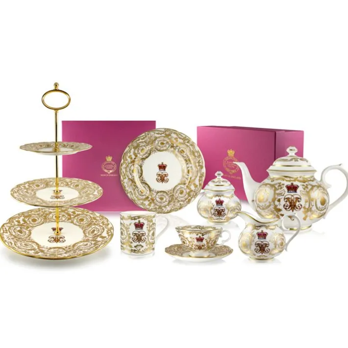 Royal Collection Shop Victoria And Albert Sugar Bowl* Plates & Bowls